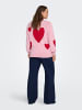 ONLY Carmakoma Strickpullover in Romance Rose