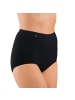 Sloggi Baumwolle, Single-Jersey Taillenslip 2er-Pack Basic+ in schwarz