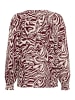 PART TWO Langarm-Bluse TenniePW Relaxed fit in Tawny Port Animal Print