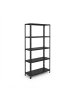 relaxdays Lagerregal in Schwarz - (B)75 x (H)145 x (T)30 cm