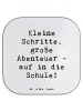 Mr. & Mrs. Panda Untersetzer Spruch Schulanfang Abenteuer mit Sp... in Weiß