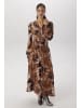 Aniston SELECTED Midikleid in terra-camel-beige-schwarz