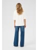 Kaffe T-shirt KAgissa Loose fit in Chalk w. Surf the Web leisure