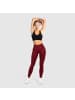 SMILODOX Leggings Trixy Scrunch in Bordeaux