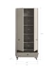 xonox.home Garderobenschrank  (B/H/T: 80x190x35 cm) in sandbeige