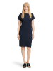 Betty Barclay Plisseekleid kurzarm in dunkelblau