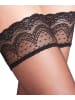 Falke Invisible Deluxe 8 DEN Stay Ups in Black