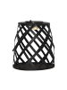 STAR Trading Kleine LED Solarlaterne ,Calabria, Metall, Lichtsensor, schwarz, 20cm