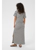 Kaffe Kleid KAellen Tight fit in Chalk/Black Stripes