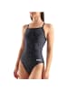 Arena Snakeskin Lightdrop-Back Schwimmanzug chlorbeständig in Schwarz