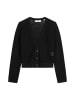 Marc O'Polo Ajour-Cardigan regular in Schwarz