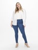 ONLY Carmakoma Skinny Jeans in Medium Blue Denim