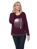 Gina Laura Sweatshirt in dunkle pflaume