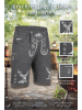 PAULGOS Jogginghose Design Trachten Lederhose Bermuda Shorts Kurz JOK4 in Dunkelgrau