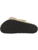 Birkenstock Sandale Arizona Big Buckle Lammfell geöltes Nubukleder normal in hellbraun