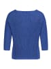 Betty Barclay Basic-Strickpullover mit Rippenstruktur in Adria Blue