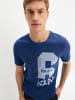 WITT WEIDEN Freizeitshirt in royalblau-bedruckt