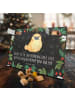 Mr. & Mrs. Panda Hundeadventskalender Mops mit Spruch in Kreidetafel