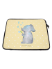 Mr. & Mrs. Panda Laptop Tasche Elefant Seifenblasen ohne Spruch in Gelb Pastell