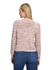 CARTOON Strick-Cardigan mit Rundhalsausschnitt in Weiß/Blau