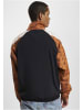 FUBU Track Jackets in black/cognac/offwhite