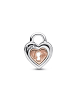 Pandora 925/- Sterling Silber & 14k rosé vergoldeter Charm