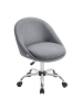 SONGMICS Bürostuhl Lenna in Schiefergrau - (B)60 x (H)(80-90) x (T)60 cm
