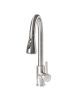 Beliani Küchenarmatur PAIMUN in Silber - (W) 21 x (H) 39 x (L) 5 cm