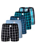 MG-1 Web-Boxershorts 5er Pack in Blau/Schwarz