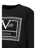 19V69 Italia by Versace Sweatshirt Lorenzo in schwarz