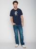 GreenBomb T-Shirt Animal Bear Bike in Marineblau