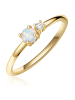Glanzstücke München Ring Sterling Silber Zirkonia in gelbgold