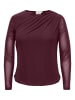 ONLY Carmakoma Bluse in Winetasting 1