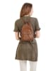 Samantha Look Rucksack echt Leder in cognac