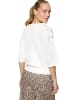 Zero  Sweatshirt mit Stickerei in Patch Cream/Cream