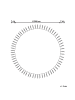 Beliani Geflochtener Teppich MARTS in Beige/Braun - (W) 200 x (L) 200 cm