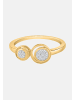 Diamant Exquis Ring aus 375 Gelbgold mit Diamant