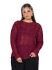 Studio Untold Langarmshirt in weinrot