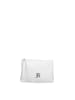 John Richmond Clutch in WHITE AND SILVER