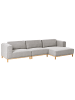 Beliani 4-Sitzer Sofa VENG in Grau - (W) 347 x (H) 84 x (L) 156 cm