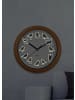 MAXXMEE Wanduhr mit Vogelstimmen fluoreszierend 25cm 1,5V braun/weiß Braun