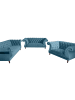 58 aufm Kessel CHESTERFIELD Sessel Kaylin Samtvelours petrol