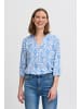 b. young BYHALBA BLOUSE - LIGHT WOVEN Loose fit in Palace Blue Mix