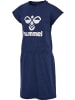 Hummel Minikleid "Hmlflowy Dress S/S" in Blau