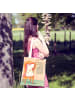 Mr. & Mrs. Panda Tote Bag Einhorn Prinzessin Design mit Spruch in Weiß