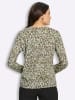 WITT WEIDEN Print-Shirt in khaki-lindgrün-bedruckt