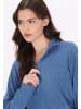 myMo Damen Fleecepullover in Blau