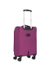 D&N Travel Line 9204 4 Rollen Kabinentrolley 55 cm in purple