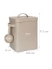 relaxdays 2 x Metallbox in Beige - 6,5 Liter
