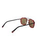 Funky Buddha Männer Sonnenbrille Flieger Rot